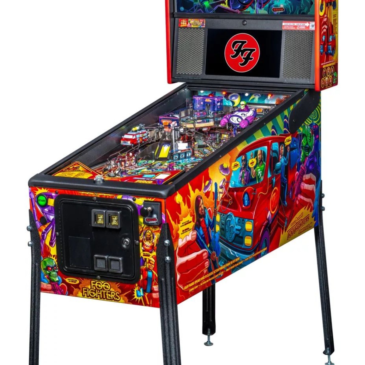 Flipper Foo Fighters Premium Stern Pinball Lyon Flipper